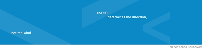 "graphic banner in blue"